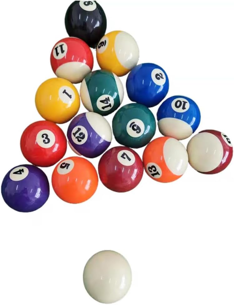 Ovewibi Replacement Billiards Ball, 2-1/4" Regulation Size, Object Balls with Cue Ball & Billiard #8 Ball, Standard Billiards Ball Accessories - Image 4